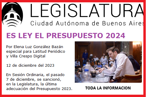 LEGISLATURA PRESUPUESTO 2024